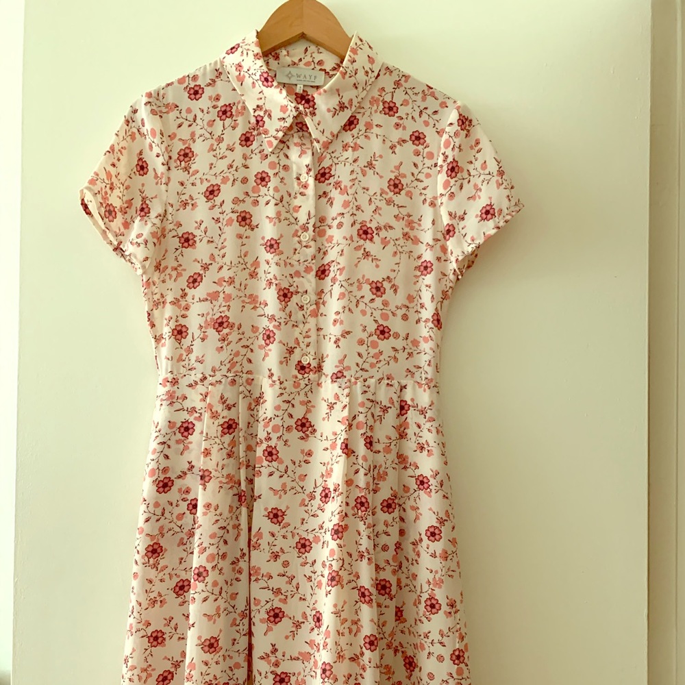Wayf floral midi dress